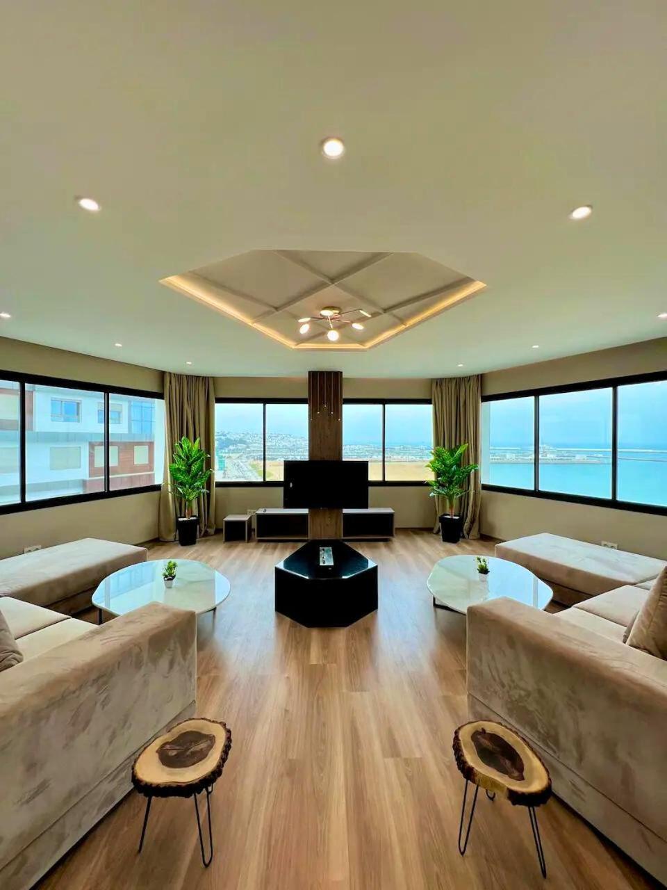 Апартаменты The Mirage Tangier - 3Br Luxury Sea View With Private Hammam & Jacuzzi Экстерьер фото